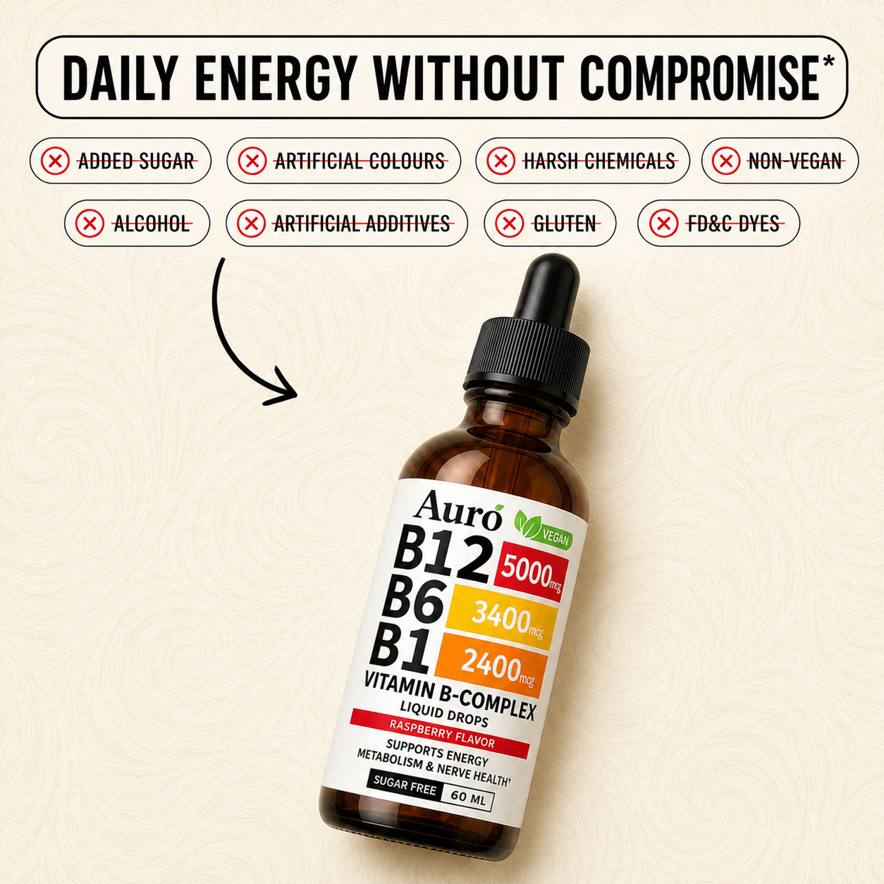 Auro Vitamin B-Complex Liquid Drops