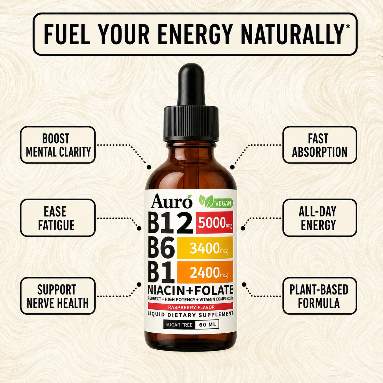 Auro Vitamin B-Complex Liquid Drops